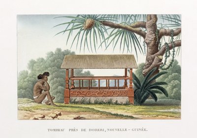 Tomb near Doreri, New Guinea by Unbekannt