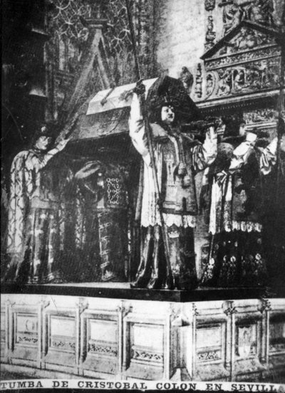 Tomb of Christopher Columbus, 19th Century, 1920s by Unbekannt