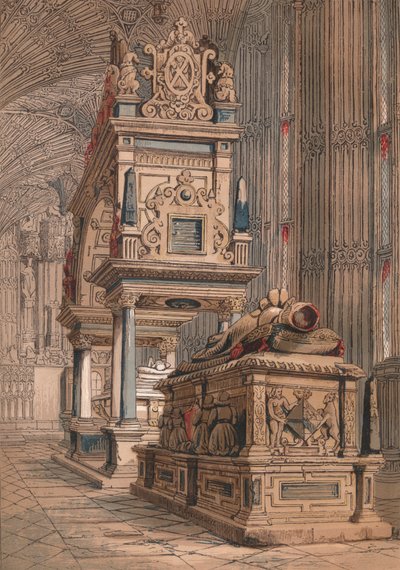 Tomb of Queen Elizabeth, 1845 by Unbekannt