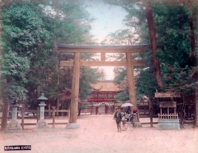 Torii, Shrine Gate, Nishigamo, Kyoto, Japan by Unbekannt