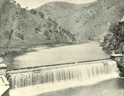 Torrens Weir, Adelaide, 1901 by Unbekannt