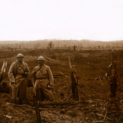 Towards La Malmaison, Northern France, 1914-1918 by Unbekannt