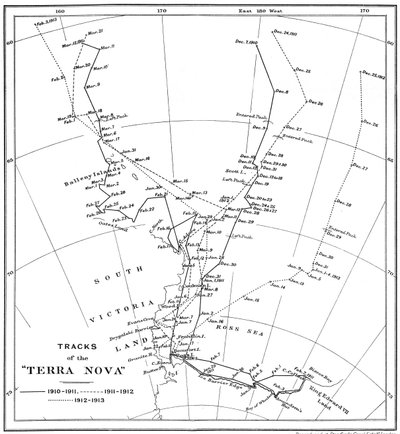 Tracks of the Terra Nova, 1910-1913, 1913 by Unbekannt