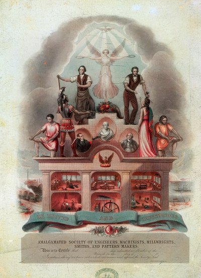 Trade Union Scroll by Unbekannt