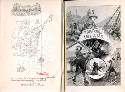 Treasure Island, by Robert Louis Stevenson, 1886 by Unbekannt