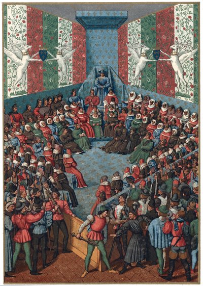 Trial of Jean II, Duke of Alencon by Unbekannt