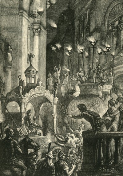 Triumph of Heraclius at Constantinople by Unbekannt