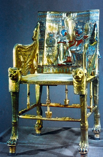 Tutankhamen Chair, Egypt by Unbekannt