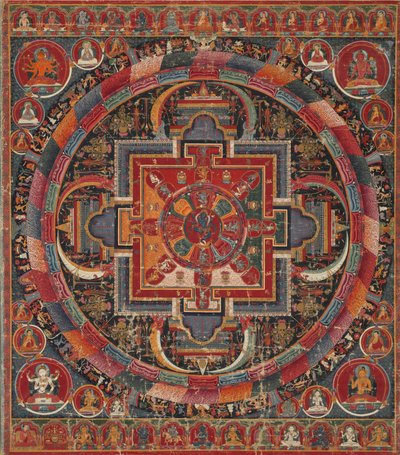 Twenty-three Deity Nairatma Mandala by Unbekannt