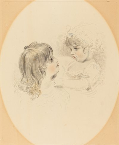 Two Children by Unbekannt