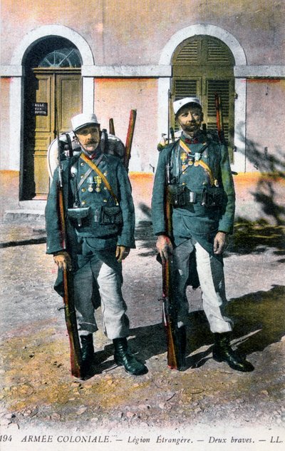 Two French Foreign Legionnaires by Unbekannt