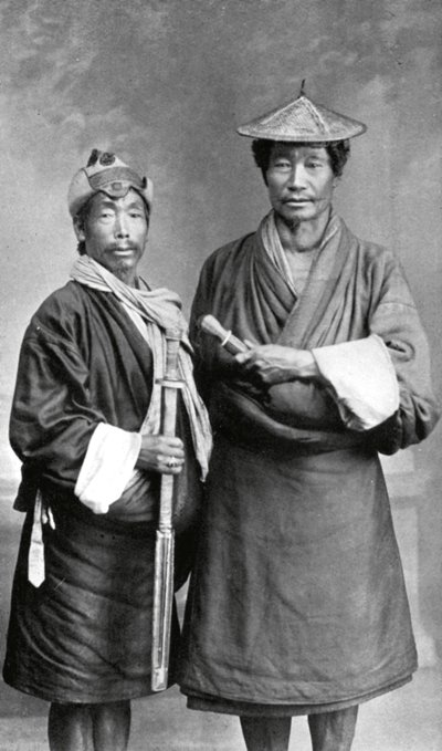 Two Sikkimese men, c1910 by Unbekannt