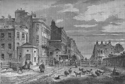 Tyburn Turnpike, Westminster, London by Unbekannt