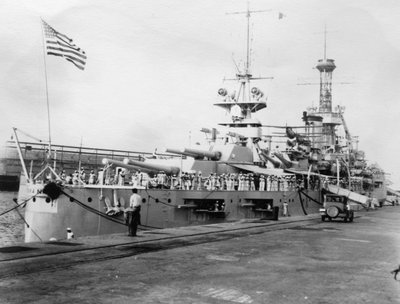 US Navy Warships, Navy Yard, Balboa, Panama by Unbekannt