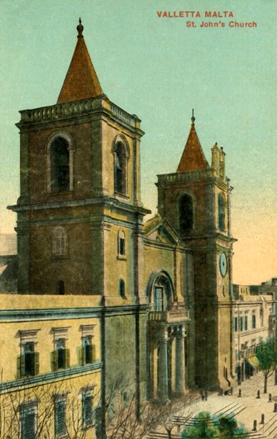 Valetta Malta - St. Johns Church by Unbekannt