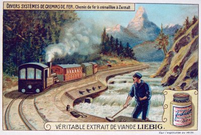 Various Systems of Railroads, Zermatt, Switzerland, c1900 by Unbekannt