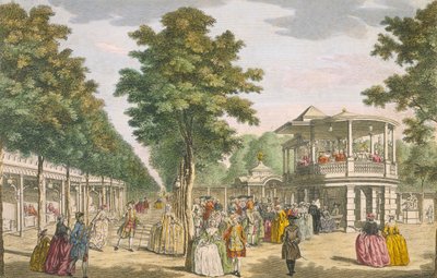 Vauxhall Gardens, Lambeth, 18th century by Unbekannt