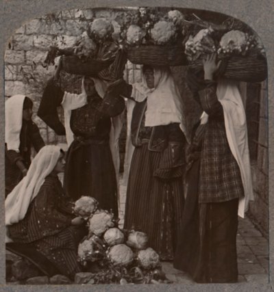 Vegetable Sellers, Jerusalem by Unbekannt