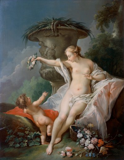 Venus and Cupid by Unbekannt