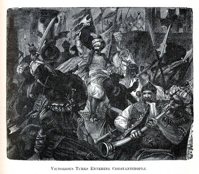 Victorious Turks Entering Constantinople, 1882 by Unbekannt