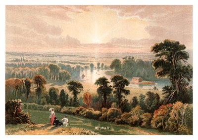 View from Richmond Hill, 1880 by Unbekannt