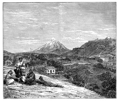 View in New Zealand, 1900 by Unbekannt