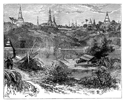View Near Rangoon, Burma, c1888 by Unbekannt