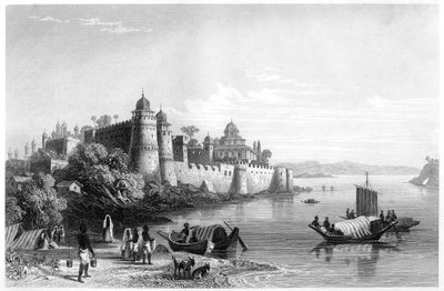 View of Allahabad, Showing the Fort by Unbekannt