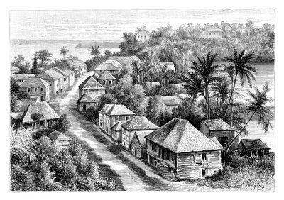 View of Basse-Terre, Guadeloupe by Unbekannt