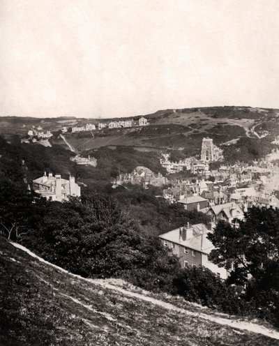 View of Hastings from East Hill, Sussex, c. 1900 by Unbekannt
