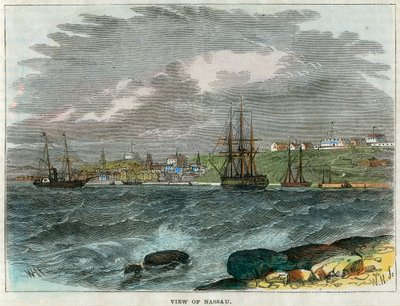 View of Nassau, Bahamas, c1880 by Unbekannt