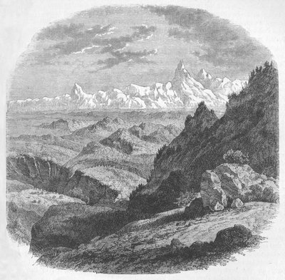 View of the Himalayan Range by Unbekannt