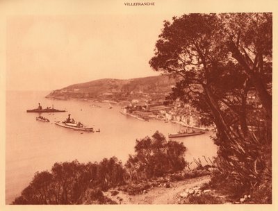 View of the Town and Roadstead, Villefranche, 1930 by Unbekannt
