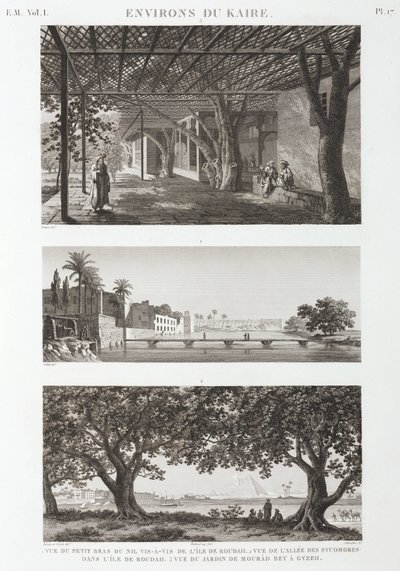 Views Around Cairo, Egypt, circa 1798 by Unbekannt