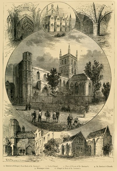 Views of St. Saviours Church by Unbekannt