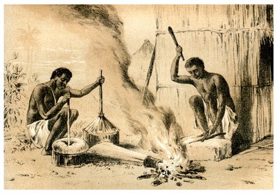 Village Blacksmiths by Unbekannt