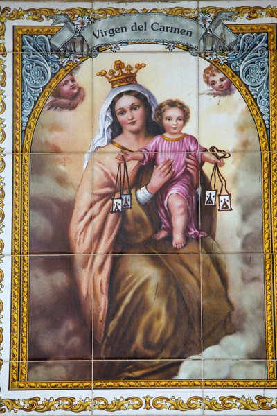 Virgen del Carmen Mosaic, Malaga by Unbekannt