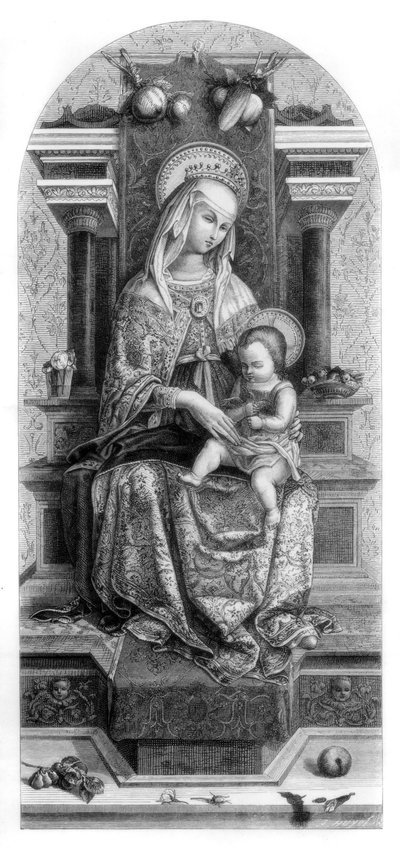 Virgin and Child, 1482 by Unbekannt