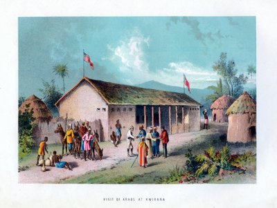 Visit of Arabs at Kwirara, c1875 by Unbekannt