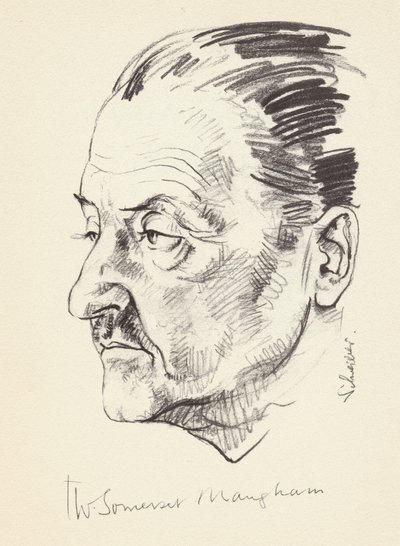 W. Somerset Maugham, British Author by Unbekannt