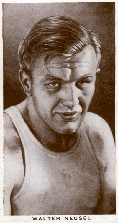 Walter Neusel, German boxer, 1938 by Unbekannt