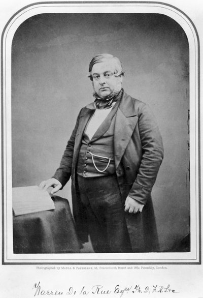 Warren de La Rue, astronomer and physicist by Unbekannt