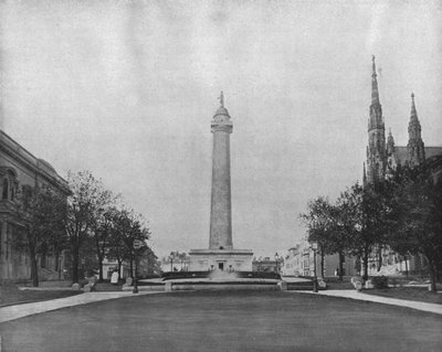 Washington Monument, Baltimore, Maryland, USA, c1900 by Unbekannt