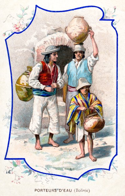Water Carriers, Bolivia, 1911 by Unbekannt