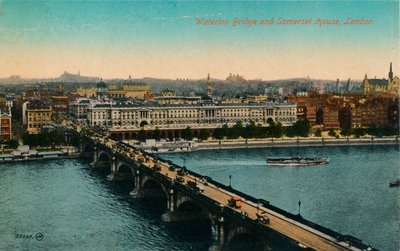 Waterloo Bridge and Somerset House, London by Unbekannt