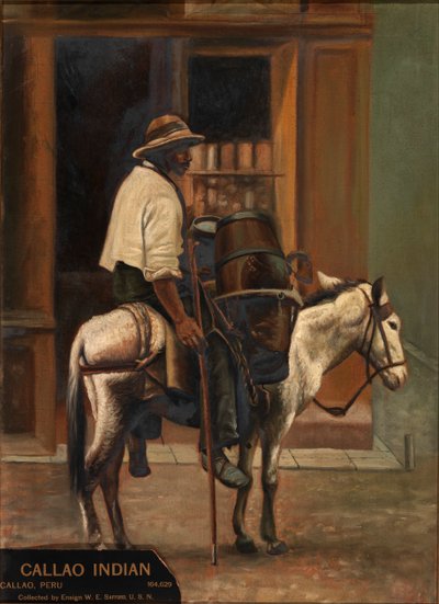 Waterman of Callao, ca. 1890-1892 by Unbekannt