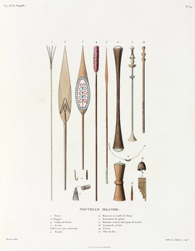 Weapons and Other Items from New Ireland by Unbekannt