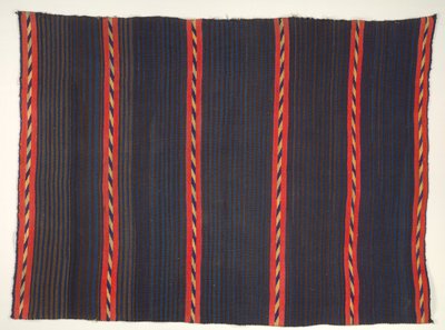 Wearing Blanket with Moki Moqui Stripes, 1865-1875 by Unbekannt