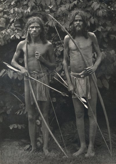 Wedda with Bow and Arrows by Unbekannt