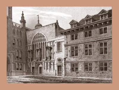 West Front of Guildhall Chapel by Unbekannt